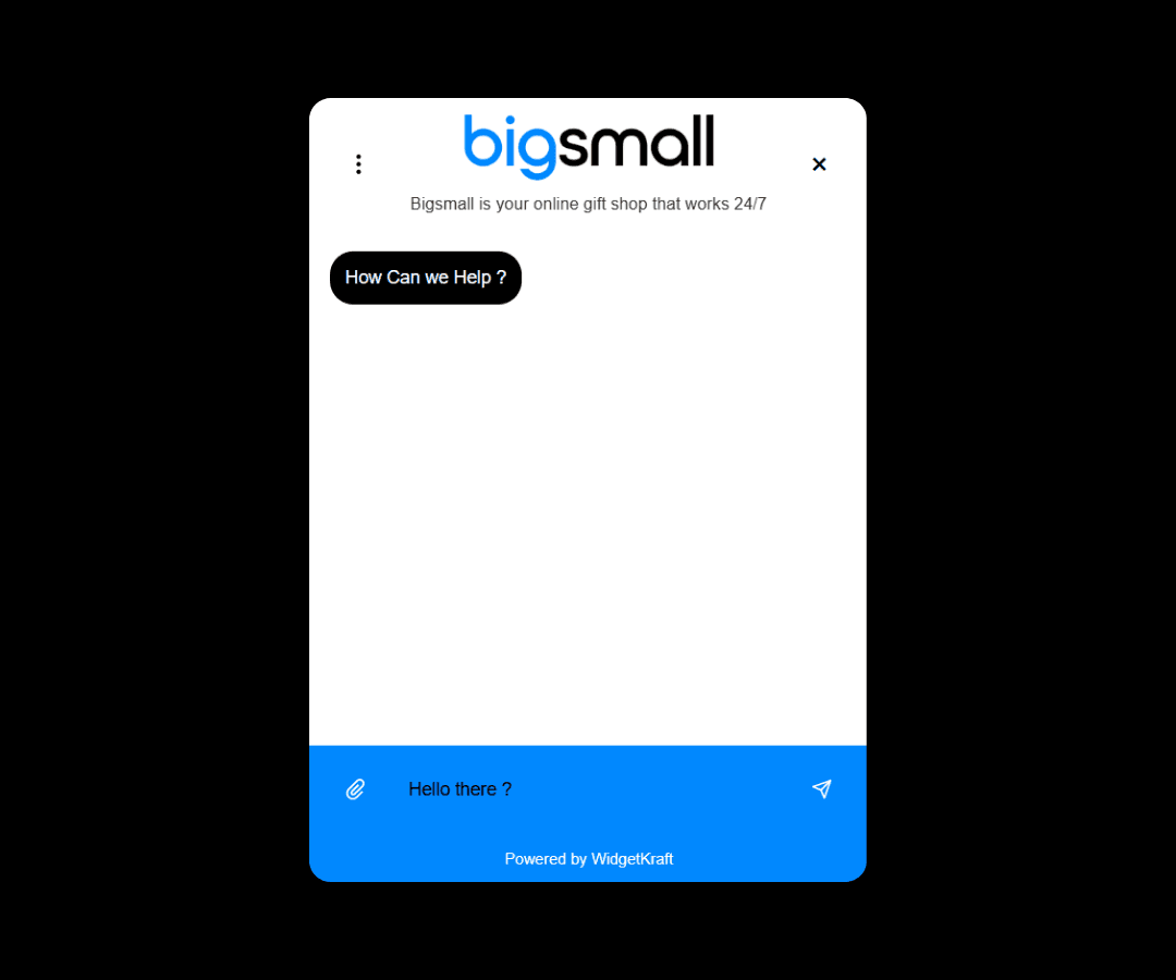 AI Chatbot example 1
